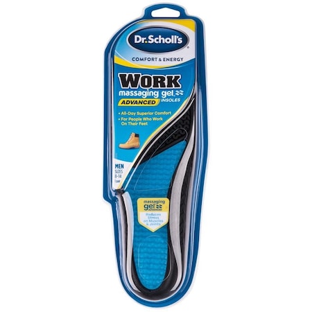 Dr Scholls INSOLES WRK MEN 8-14 1PR 888853590622